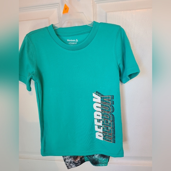 (1616) Reebok Toddler Boys 3 Piece Set, Size: 4T  Color: Pool Green (NWT) - Picture 5 of 12